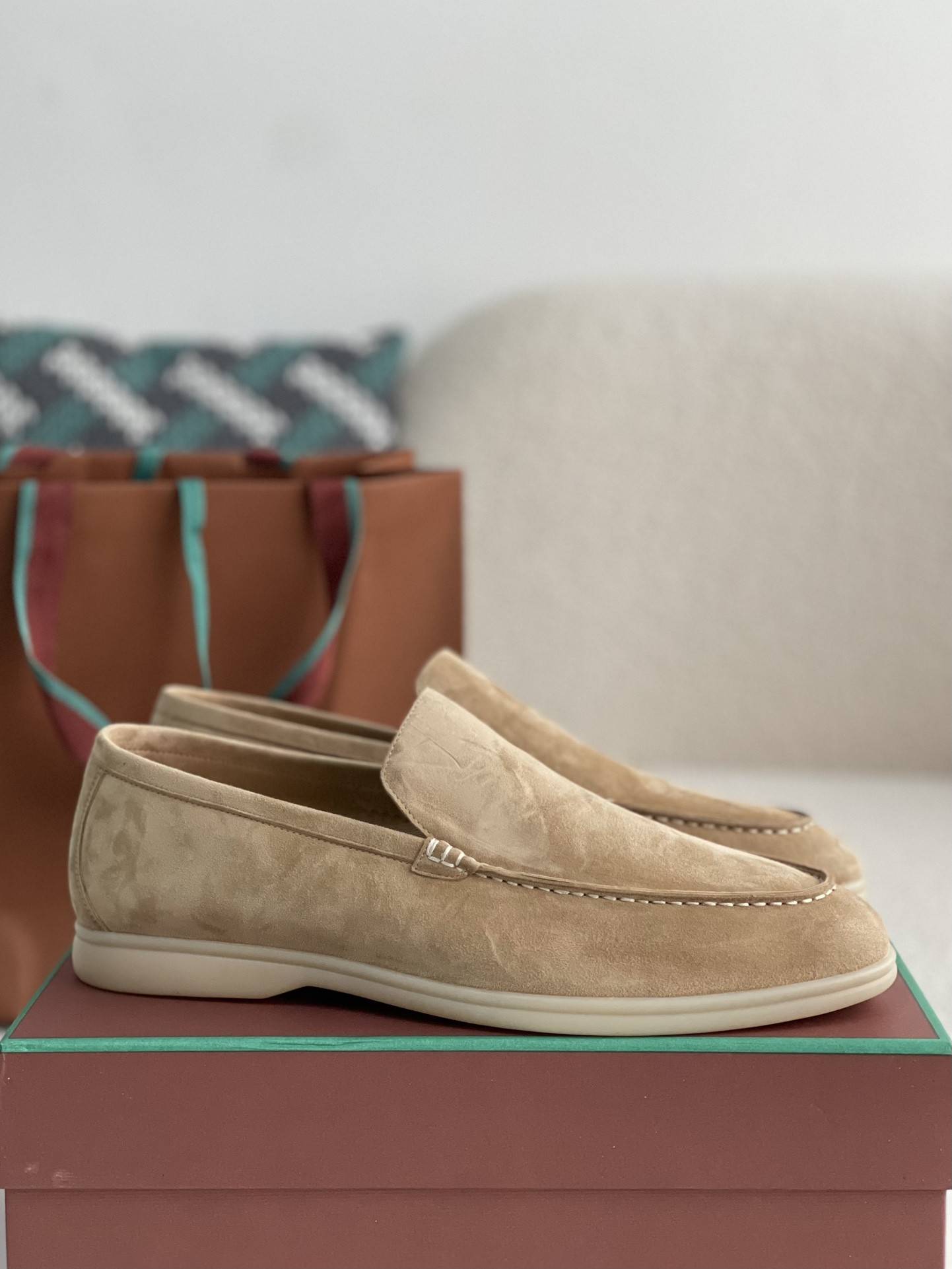 Loro Piana Summer Charms Walk Moccasin Shoes