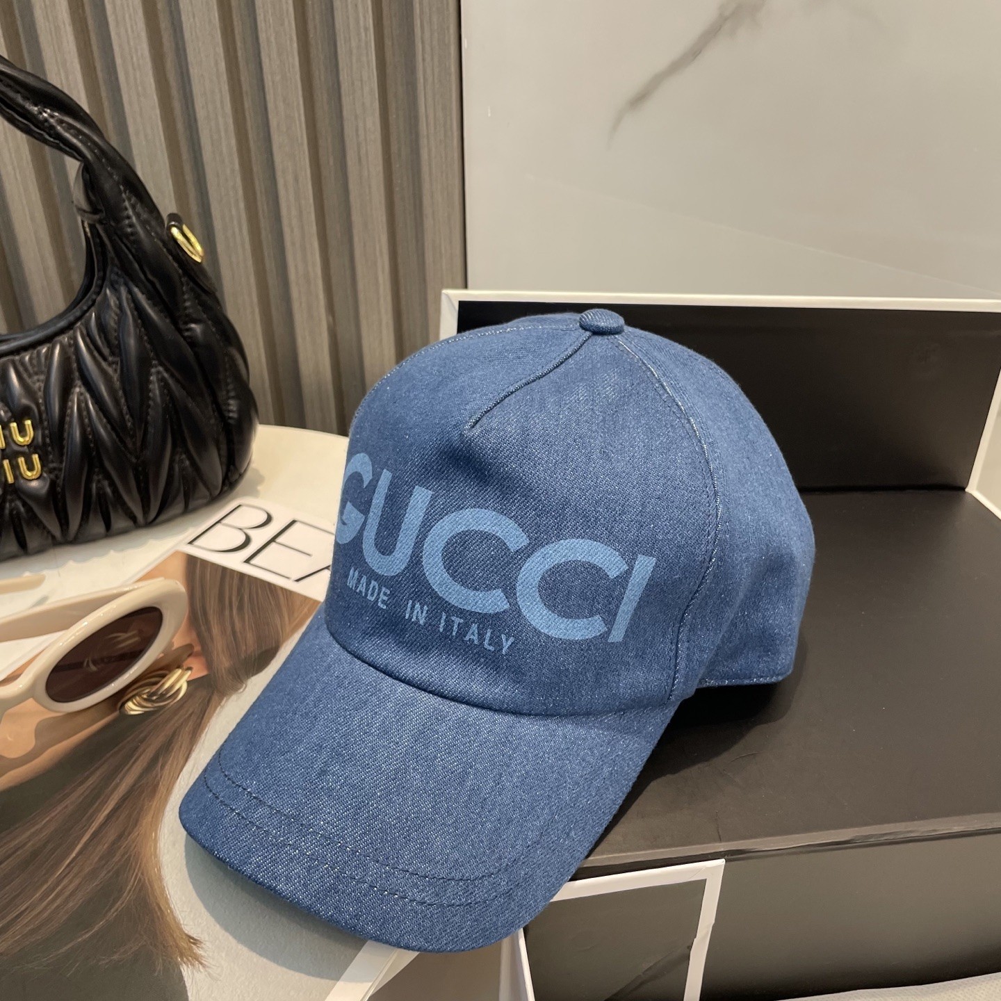 [#4936] G*u*i baseball cap peaked c ap hat