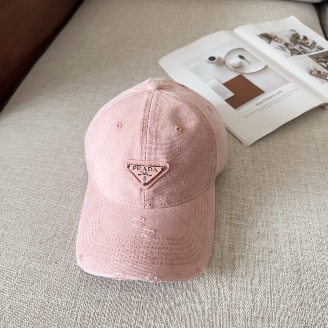 [#4812] Prada baseball cap peaked ca p hat