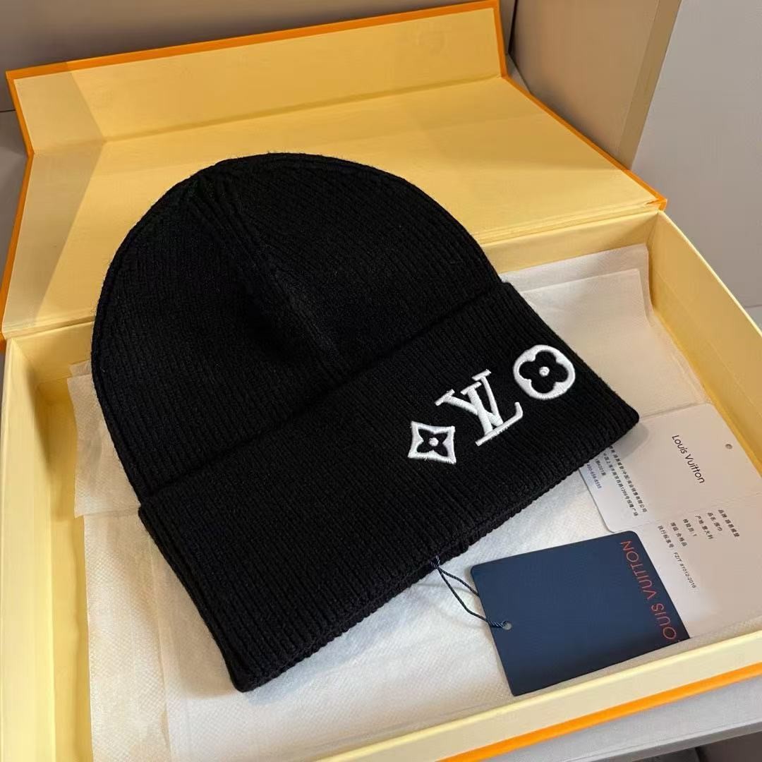 [#4092] Louis Vuitton autumn and wi nter new knitted hat