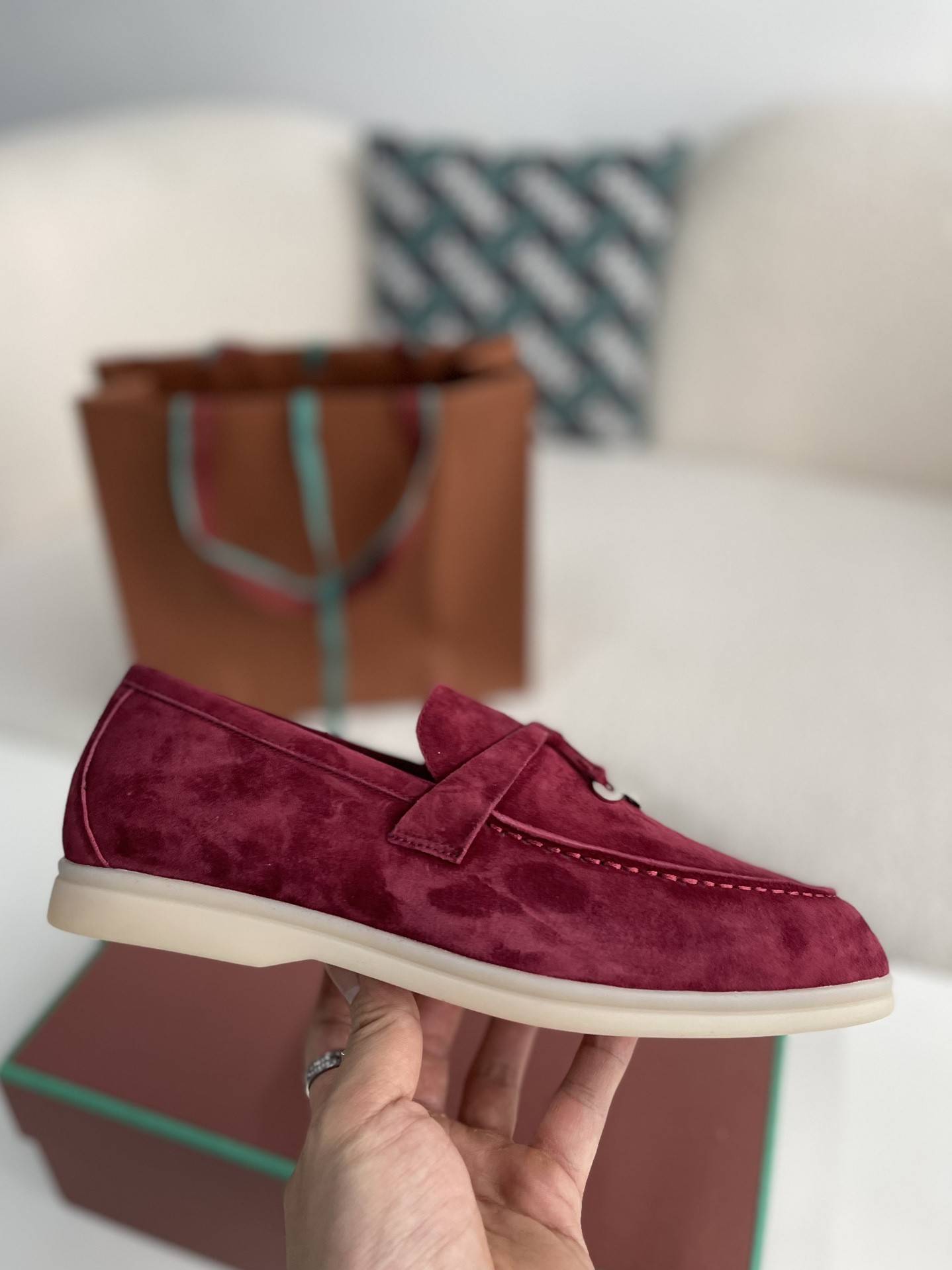 Loro Piana Summer Charms Walk Moccasin Shoes