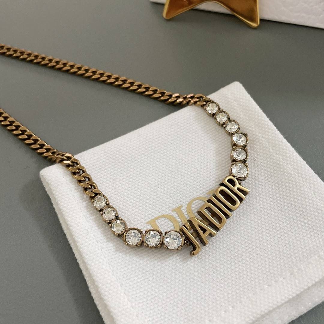 dior round Di*m*nd collar