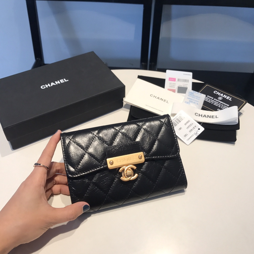 Chanle Flap Wallet