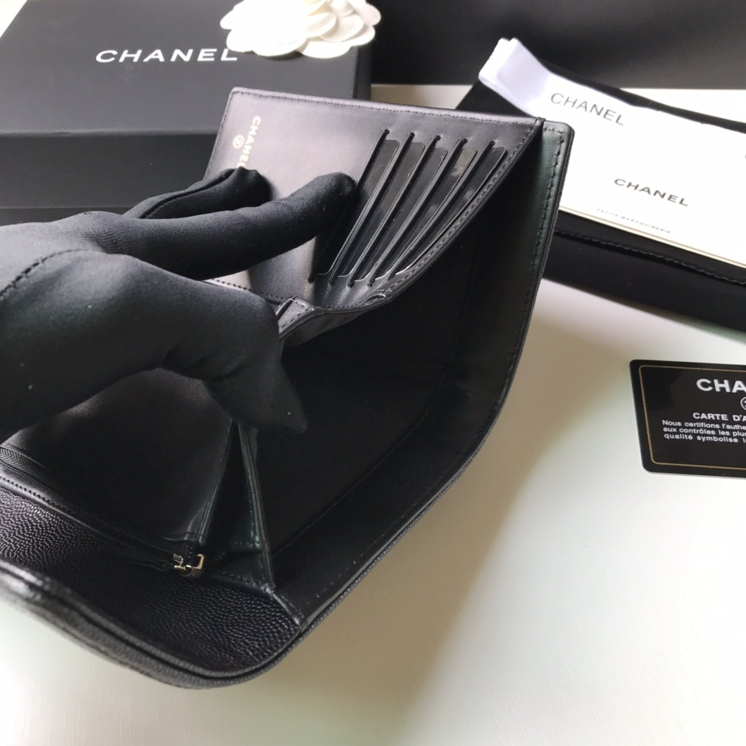 Chanle Flap Wallet