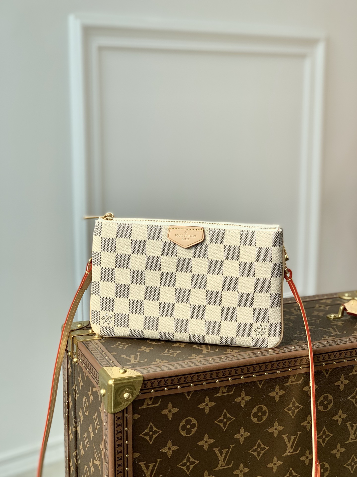 Lv Double Zip Bag