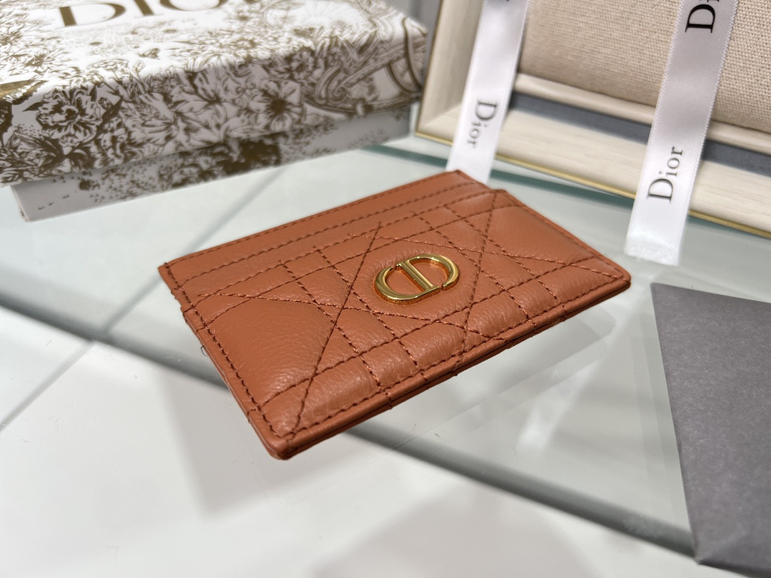 Dior Caro Five-slot Card Holder