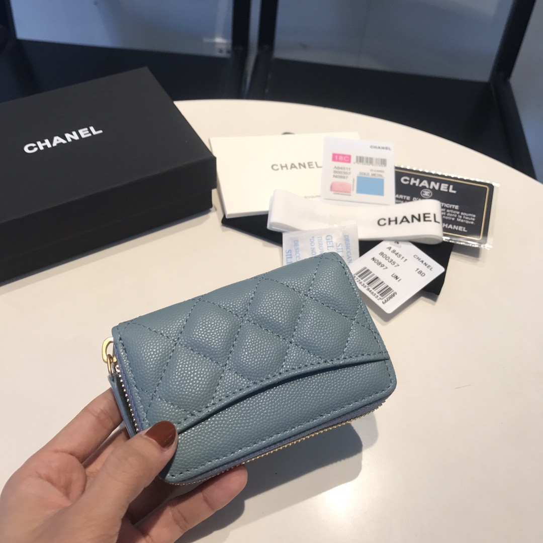 Chanle Zipped Wallet