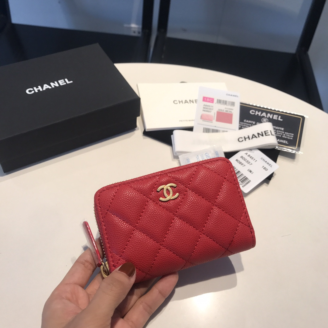Chanle Zipped Wallet
