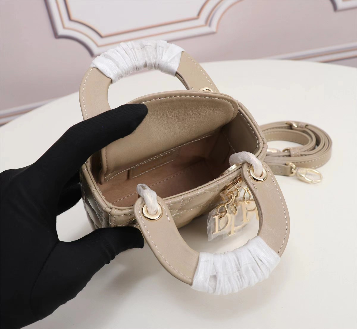 Lady Dior Micro Bag
