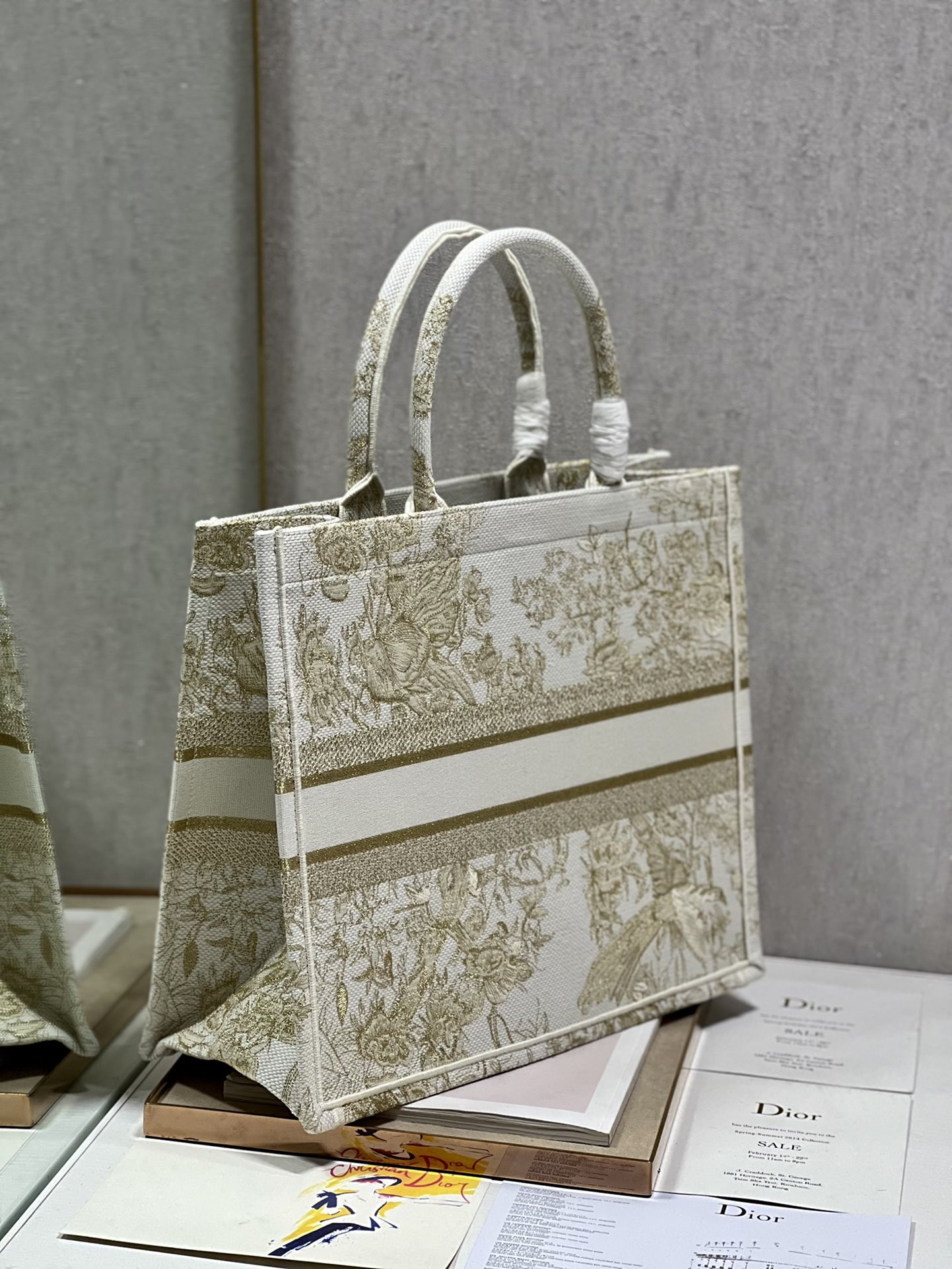 Large Dior Book Tote