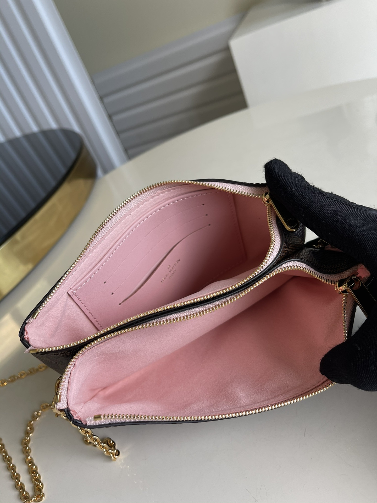 Lv Double Zip Bag