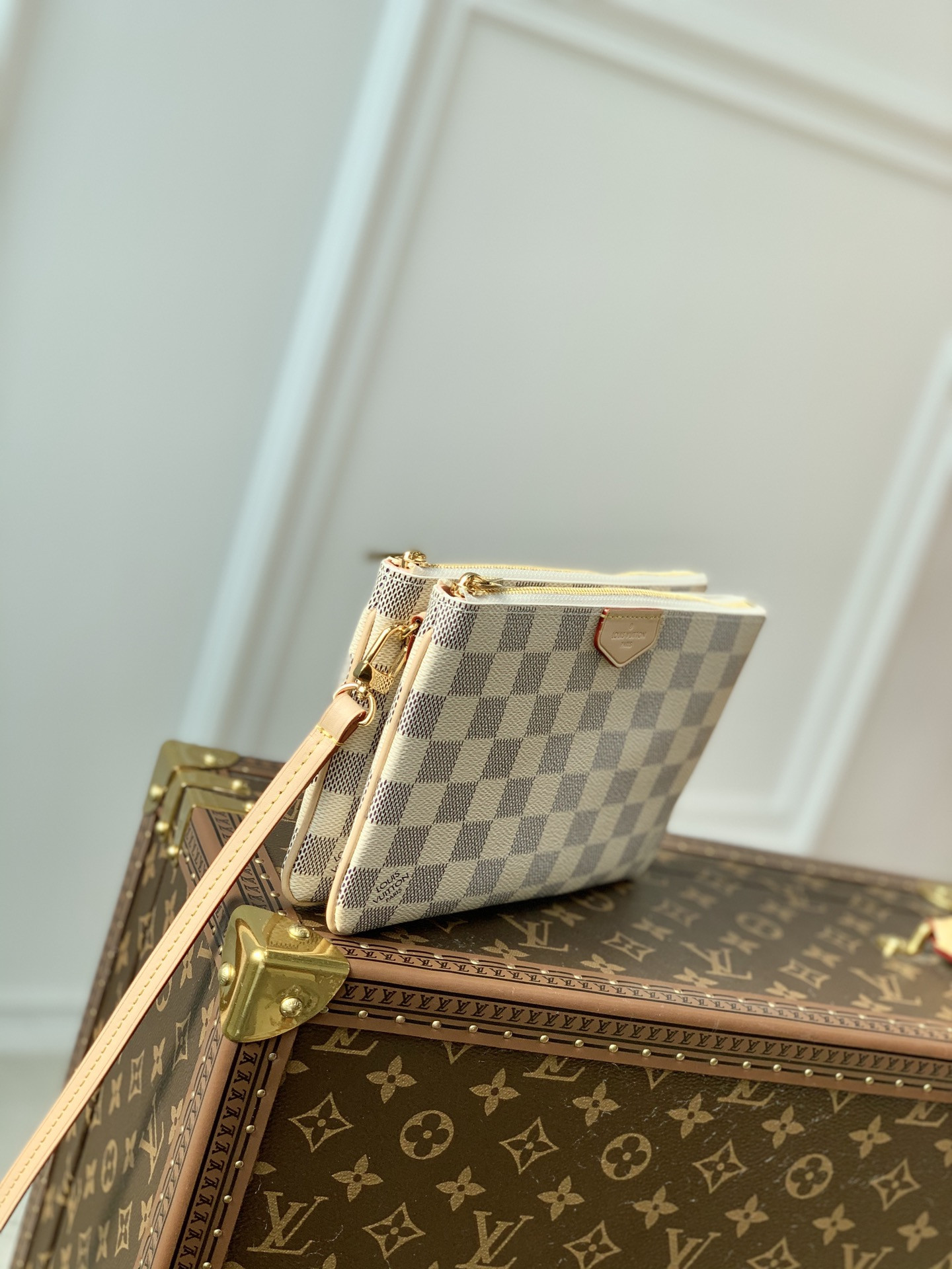 Lv Double Zip Bag